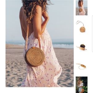 NWOT Kinilush ULU Hand Woven Big Round Bag